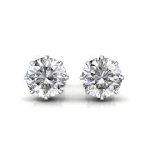 The Classic Solitaire Stud Earrings - Solitaire Diamond