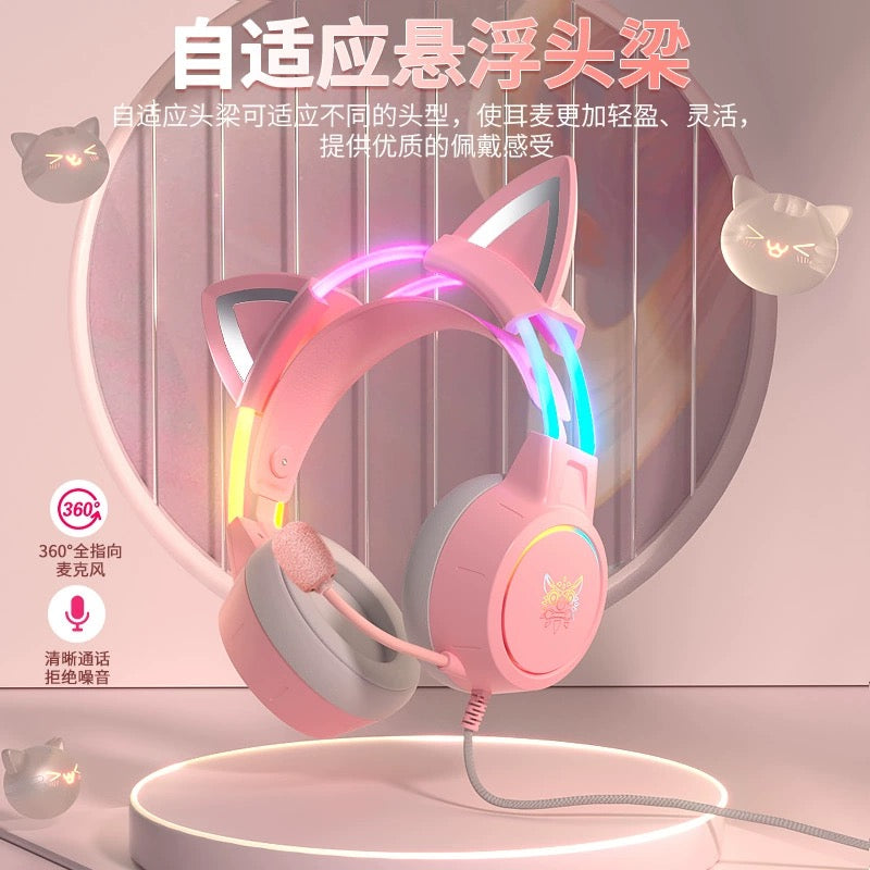 Cat Ears Style Headphones