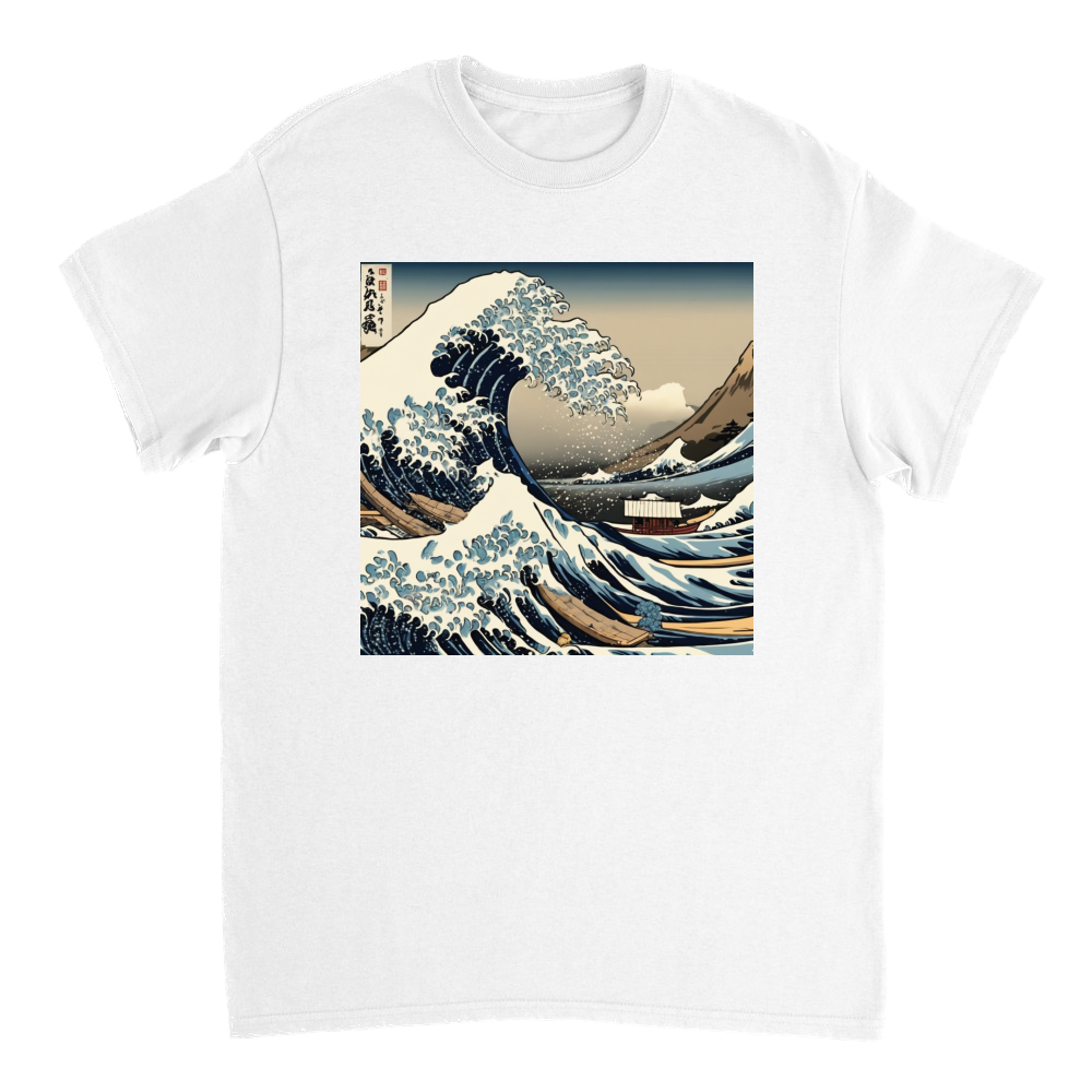 Big wave Premium Unisex Crewneck T-Shirt