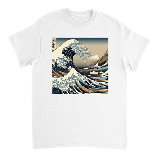 Big wave Premium Unisex Crewneck T-Shirt