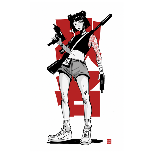 Exclusive: Signed Akina Kanji Poster